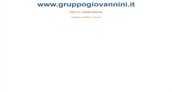 Desktop Screenshot of gruppogiovannini.it