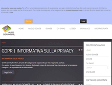 Tablet Screenshot of gruppogiovannini.com